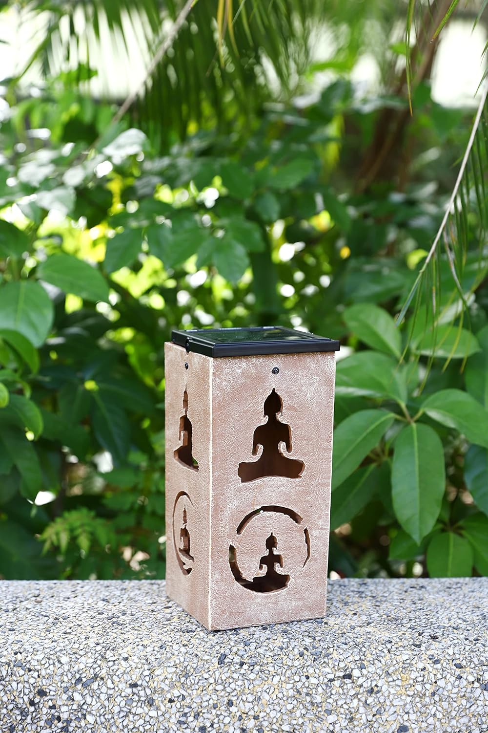 Solar Decorative Portable Lantern - Buddha