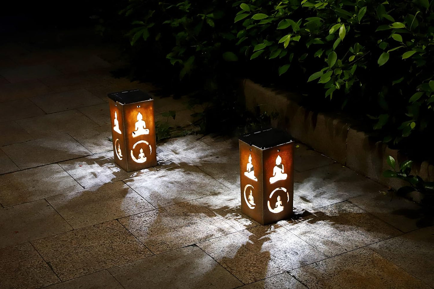 Solar Decorative Portable Lantern - Buddha