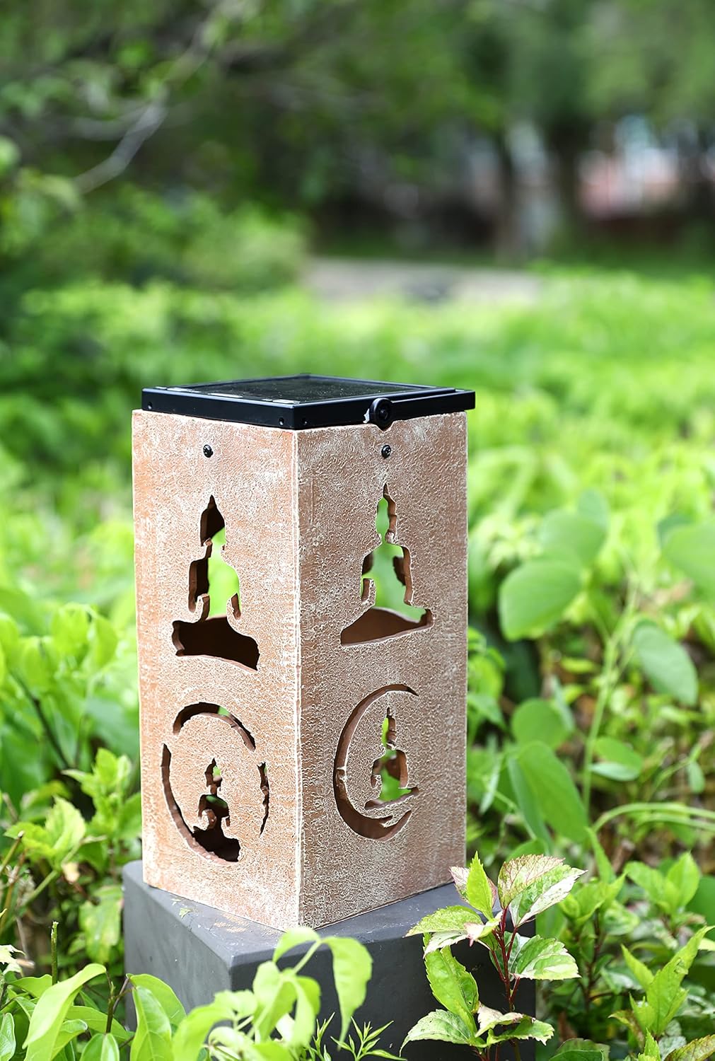 Solar Decorative Portable Lantern - Buddha
