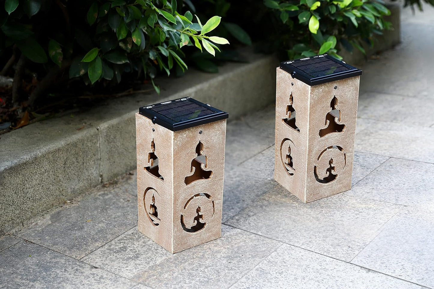 Solar Decorative Portable Lantern - Buddha