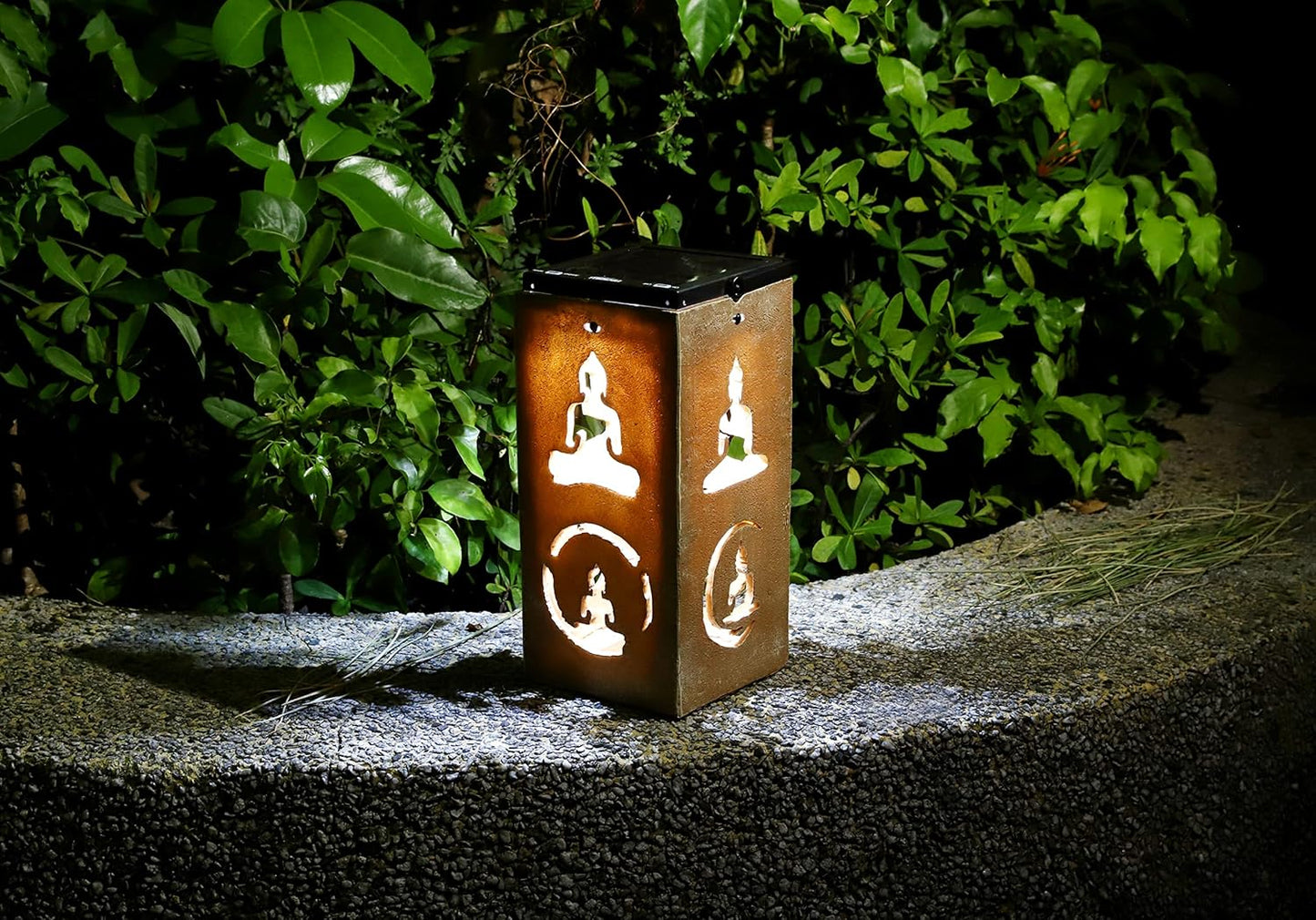 Solar Decorative Portable Lantern - Buddha