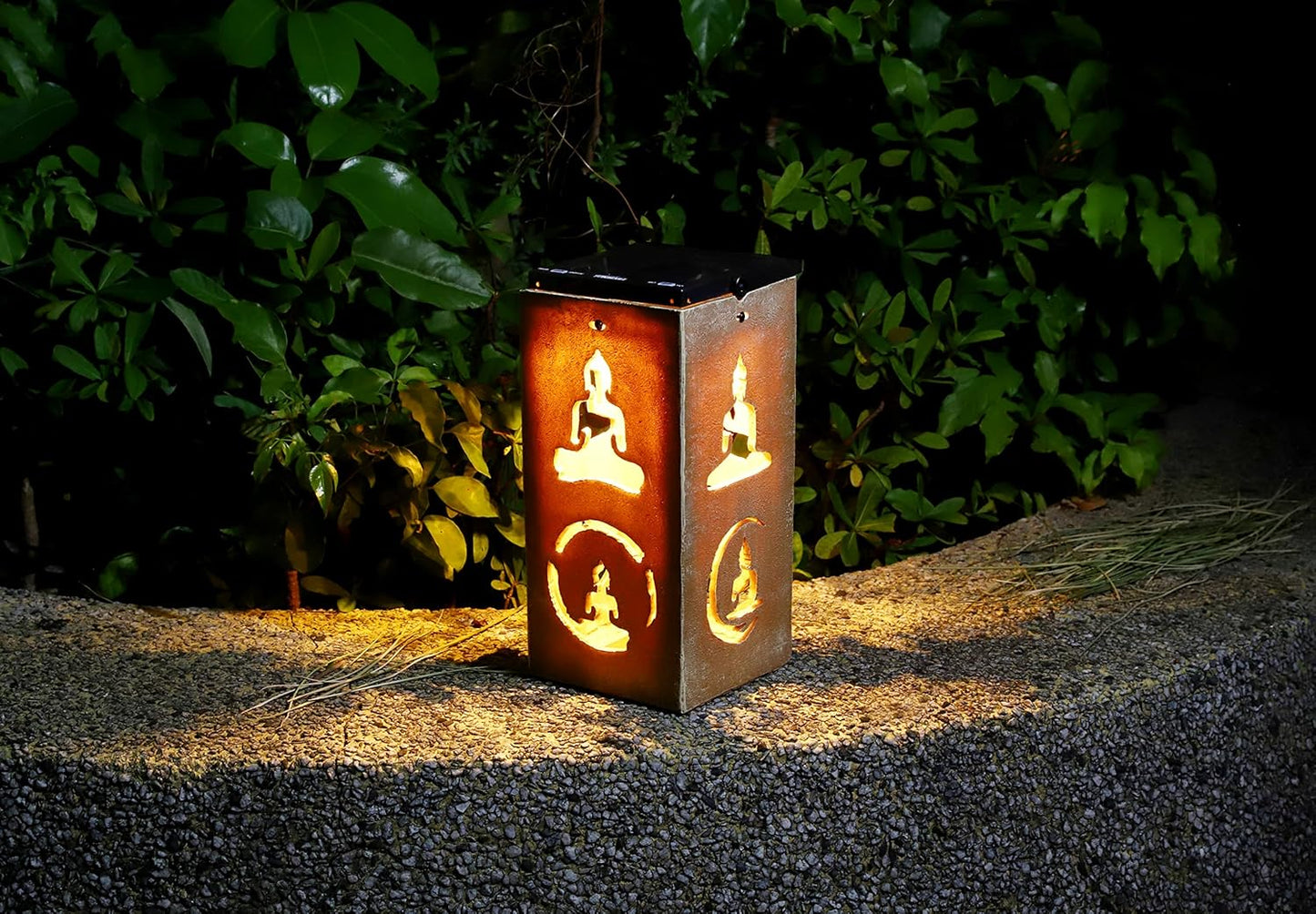 Solar Decorative Portable Lantern - Buddha
