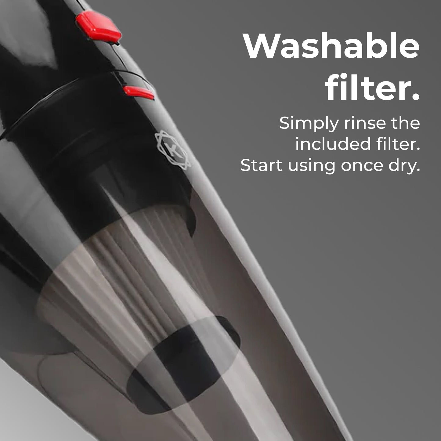 KOBOT Portable Cordless Handheld Vacuum – Onyx