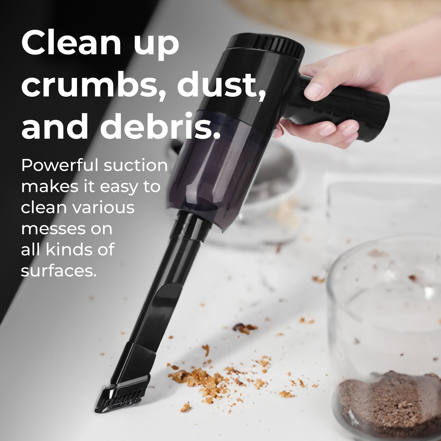 KOBOT Portable Cordless Car Vacuum – Onyx