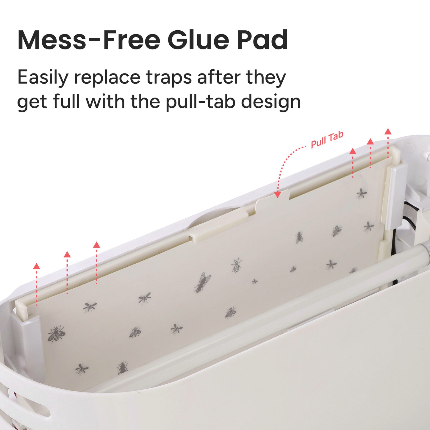 Glue Sticky Pad Replacement for Techko GBZ Insect Trap (2-Pack)