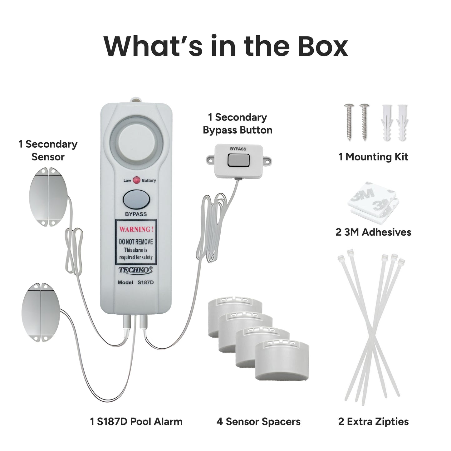 Safe Pool Alarm for Gates, Doors, Windows, and Sliding Doors