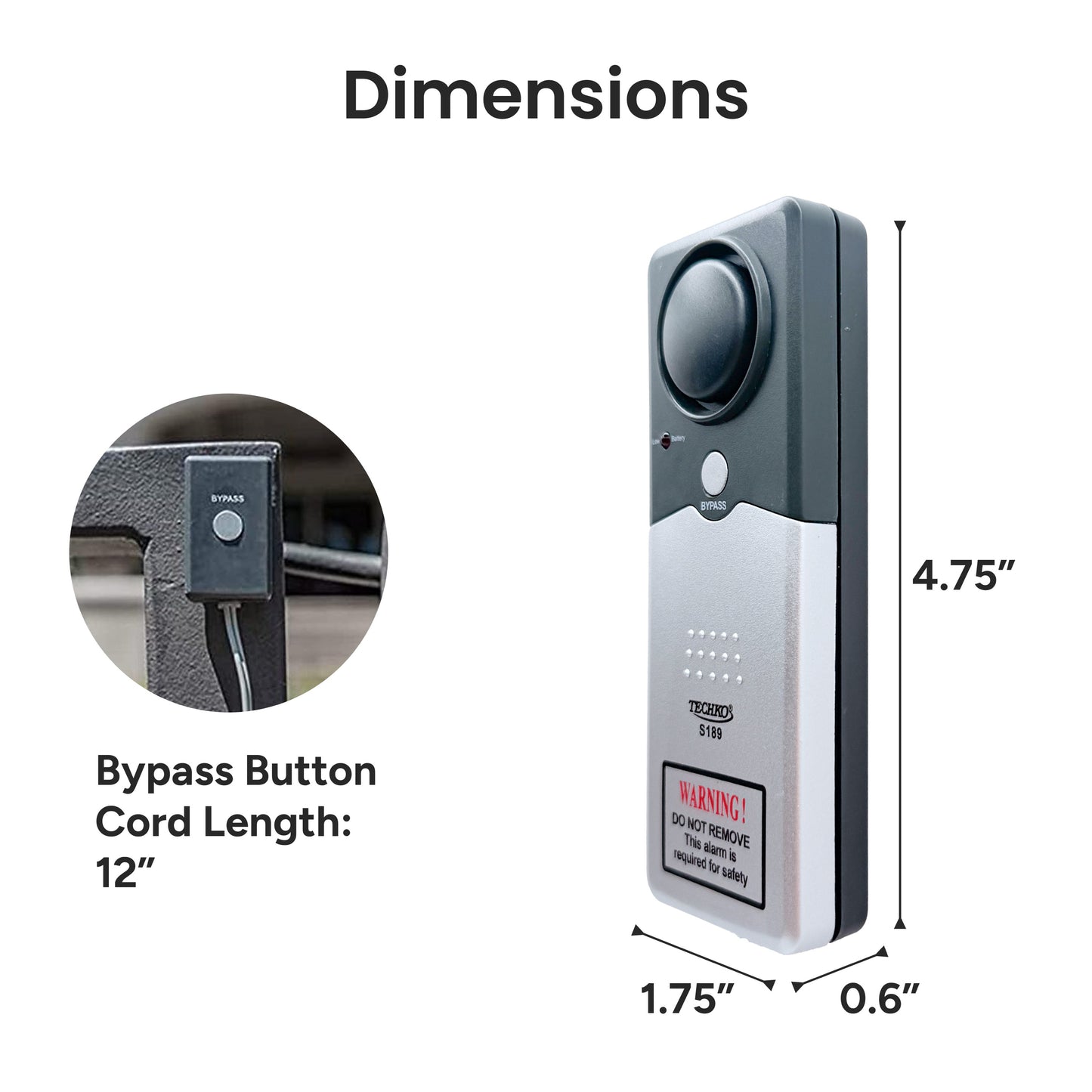 Ultra Slim Pool Safety and Entry Alarm