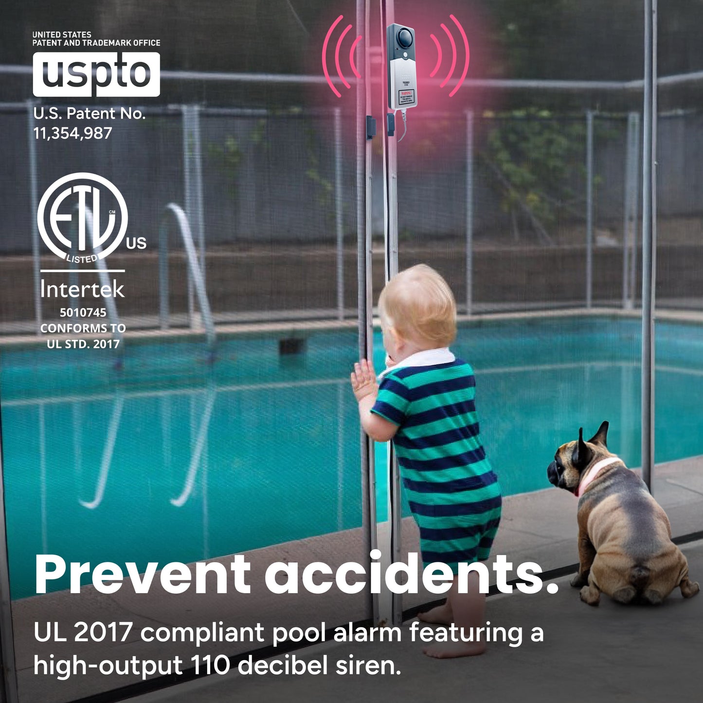Ultra Slim Pool Safety and Entry Alarm