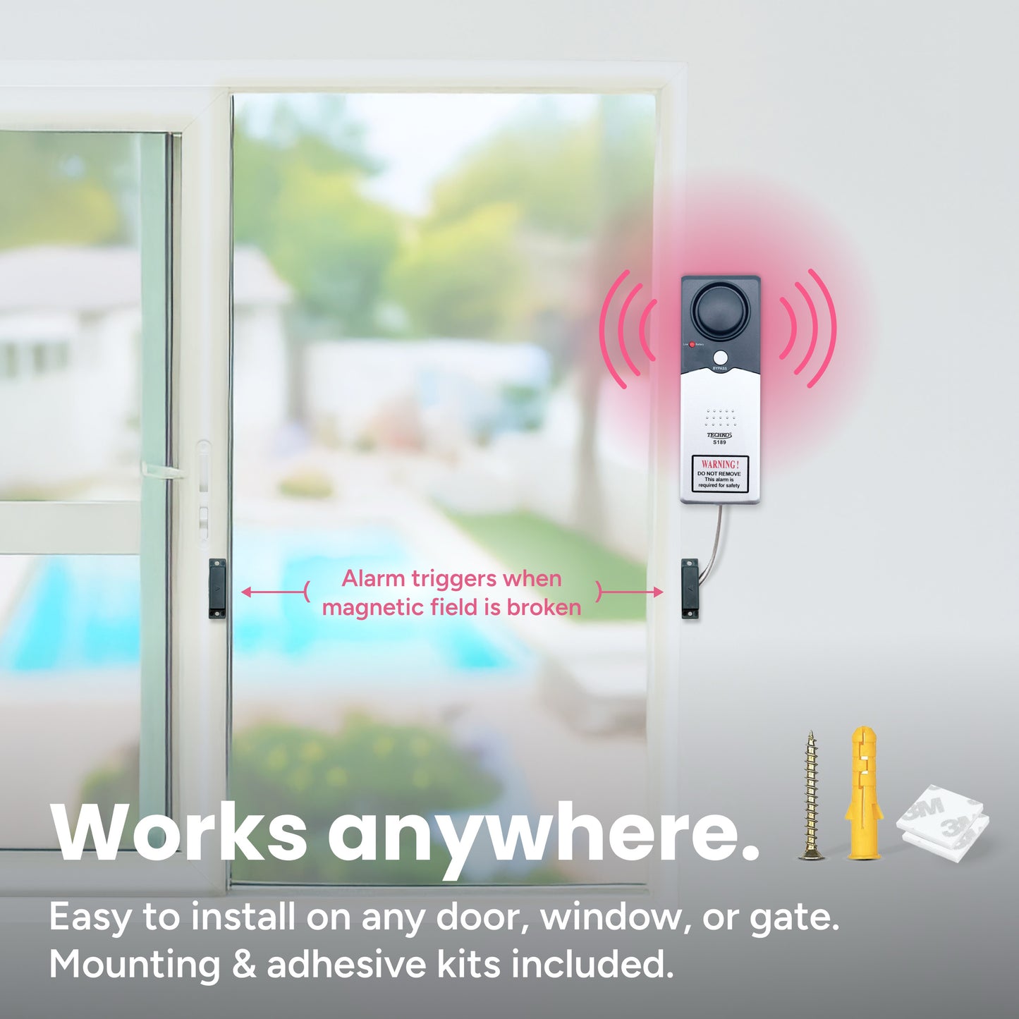Ultra Slim Pool Safety and Entry Alarm
