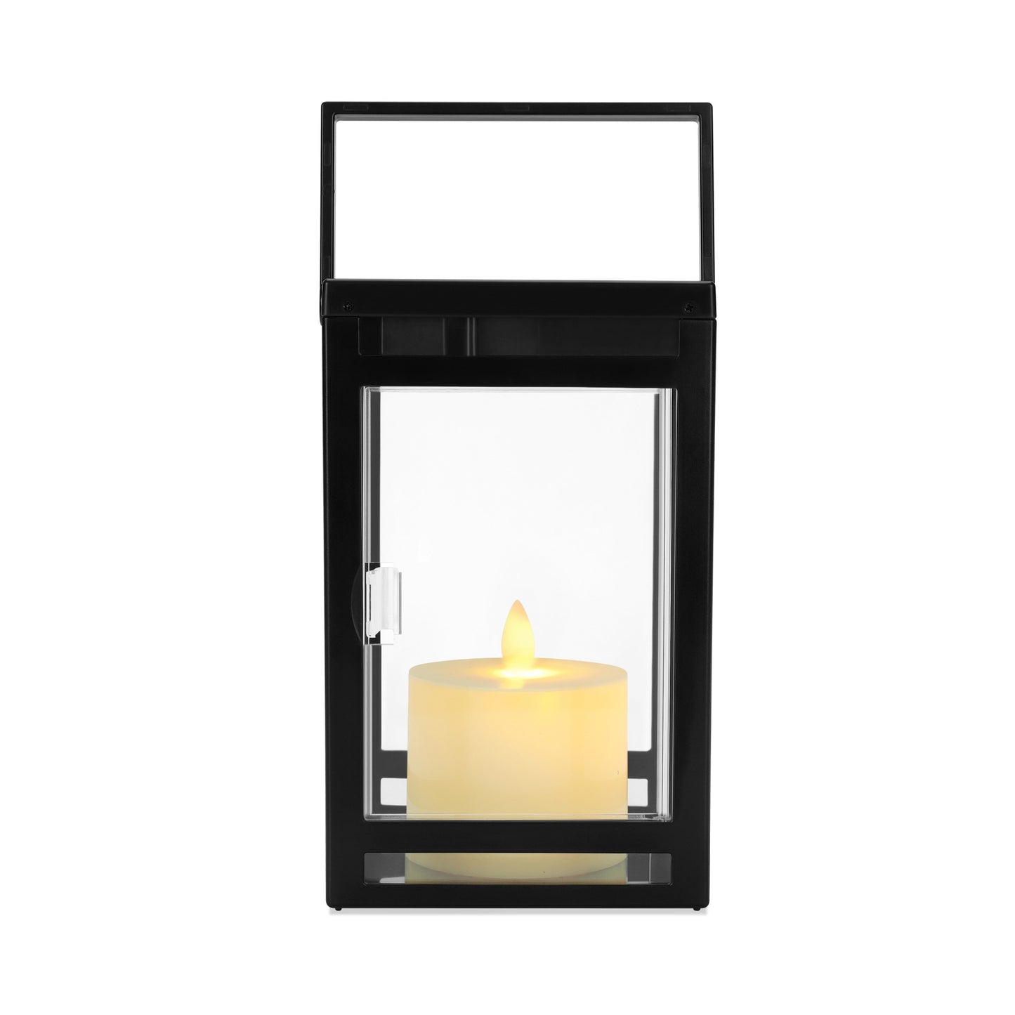Solar Modern Candle Lantern with Handle