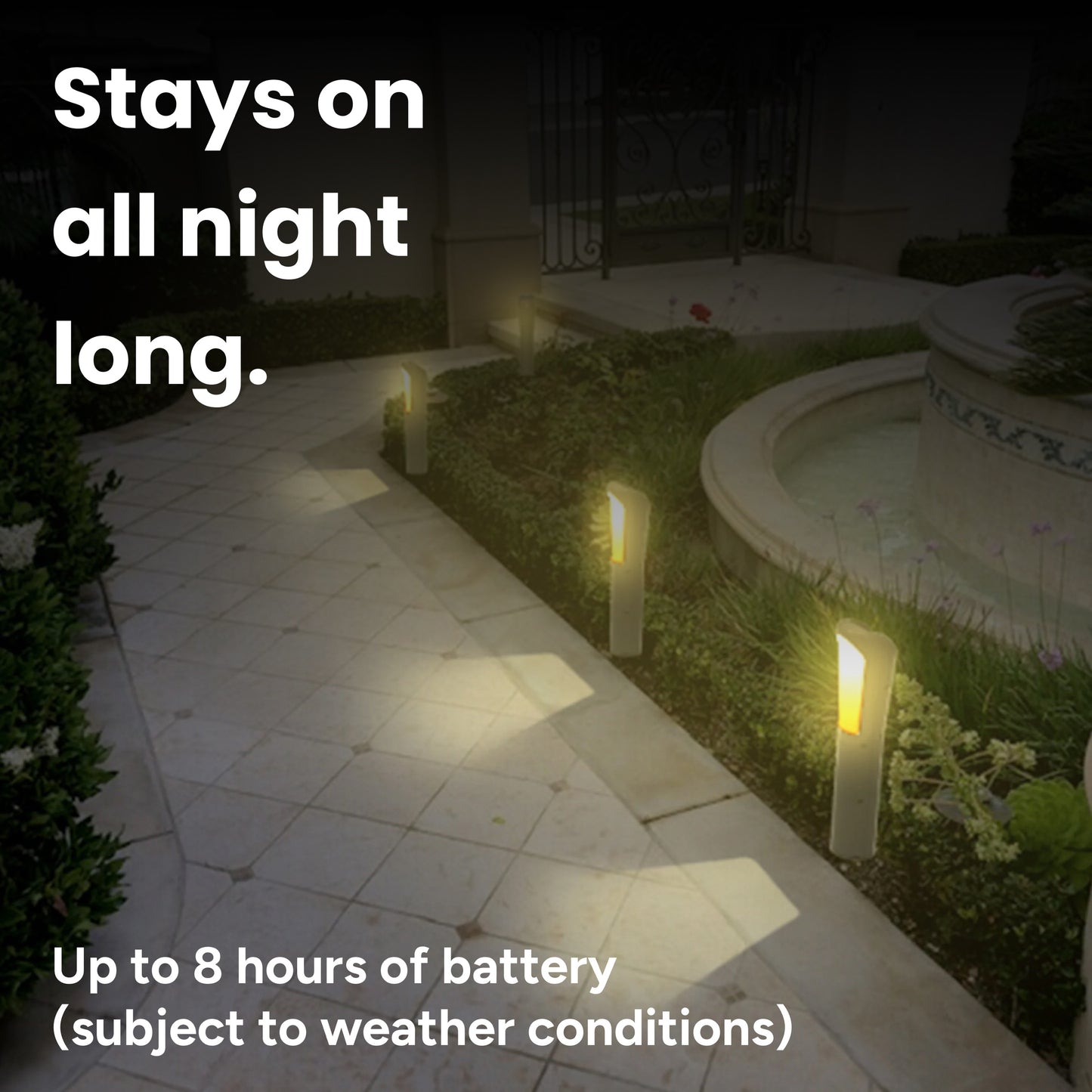 Solar Reflective Pathway Light (Dual Lighting Modes)
