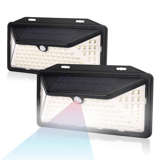 Solar Motion Sensing Wall Light(2-Pack)