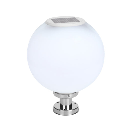 Solar Sphere Pillar Light with Remote