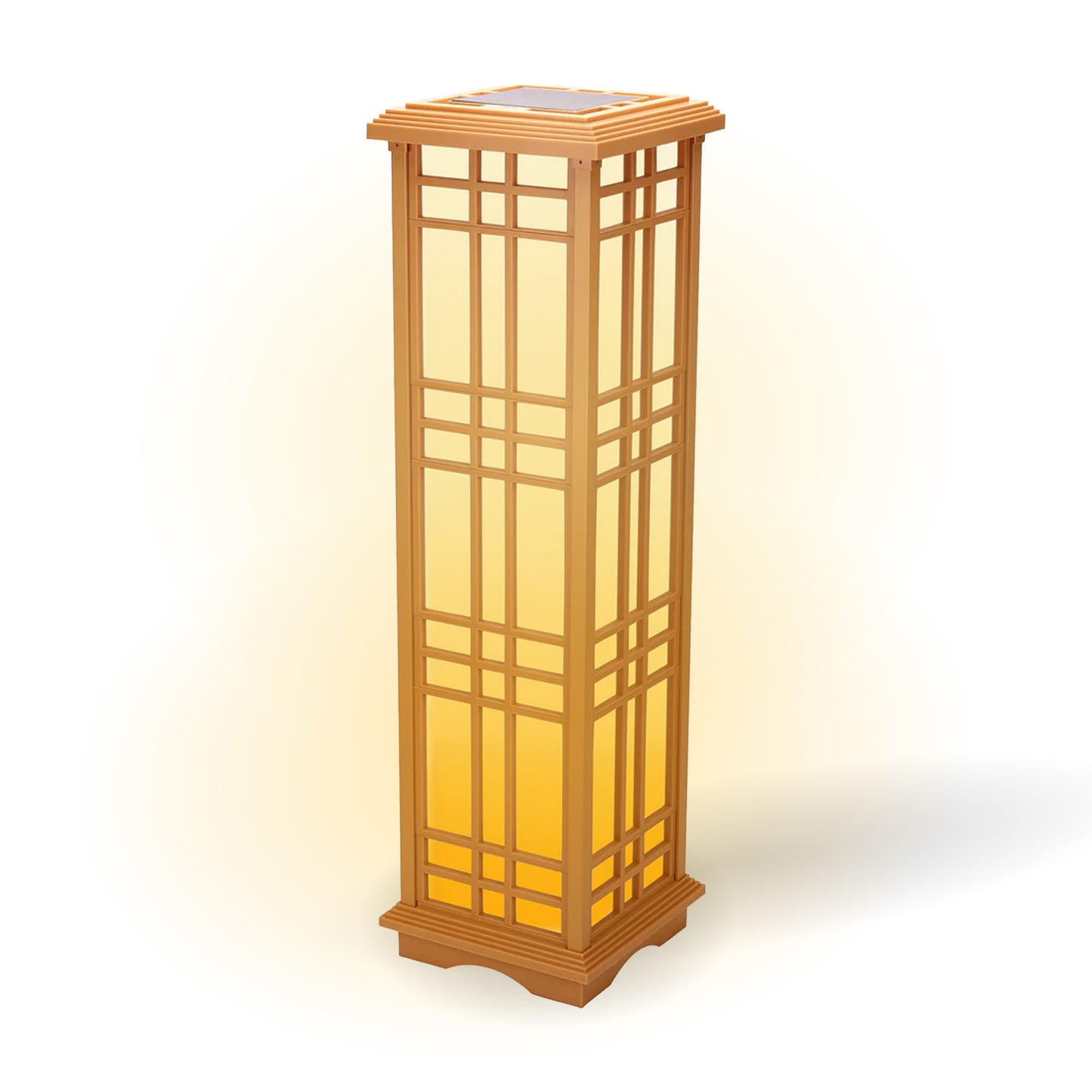 Solar-Powered Japanese Garden Lights: Beautiful Outdoor Lighting for Zen Gardens (Large)