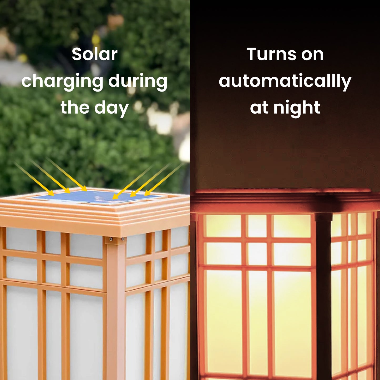 Solar-Powered Japanese Garden Lights: Beautiful Outdoor Lighting for Zen Gardens (Large)