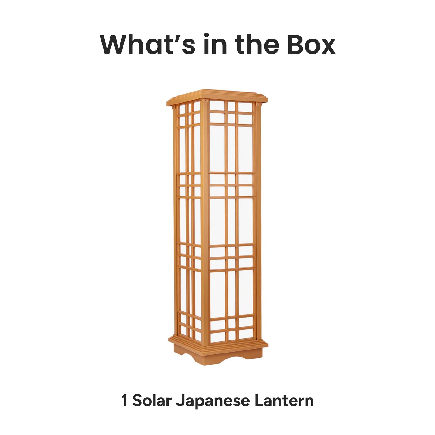 Solar-Powered Japanese Garden Lights: Beautiful Outdoor Lighting for Zen Gardens (Large)