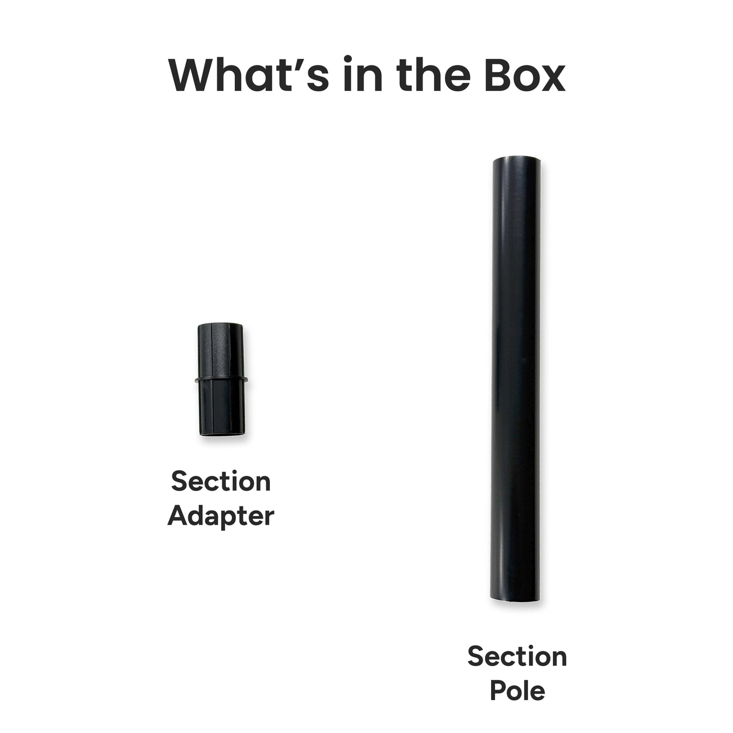 Extension Section Pole for Solar Vintage Pathway Light