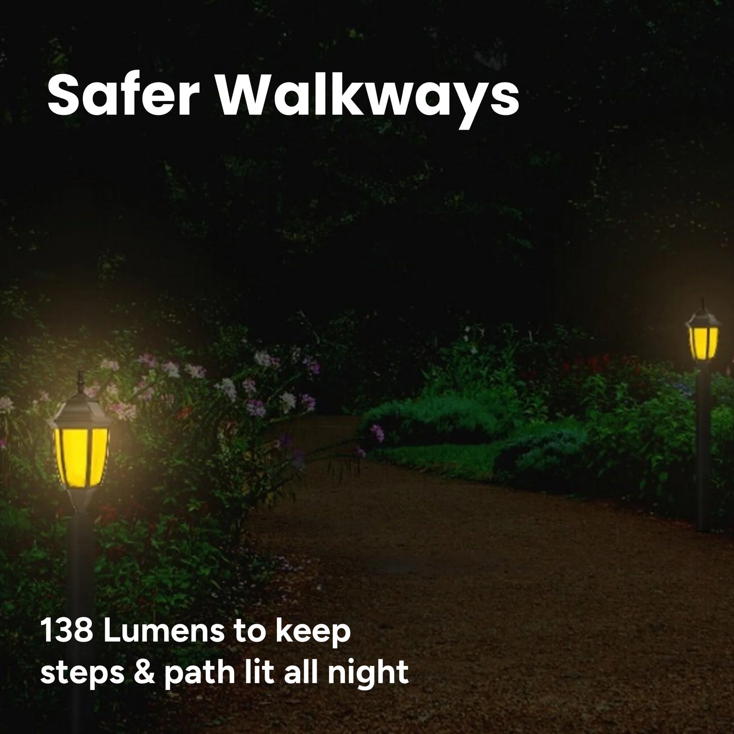 Solar Classic Pathway Light (Dual Lighting Modes)