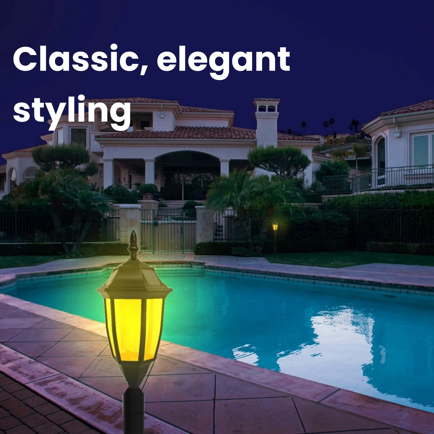 Solar Classic Pathway Light (Dual Lighting Modes)