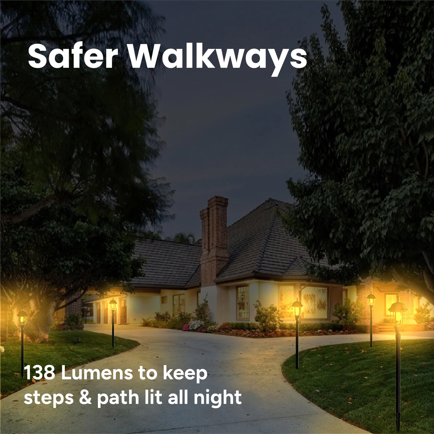 Solar Classic Pathway Light (Dual Lighting Mode)