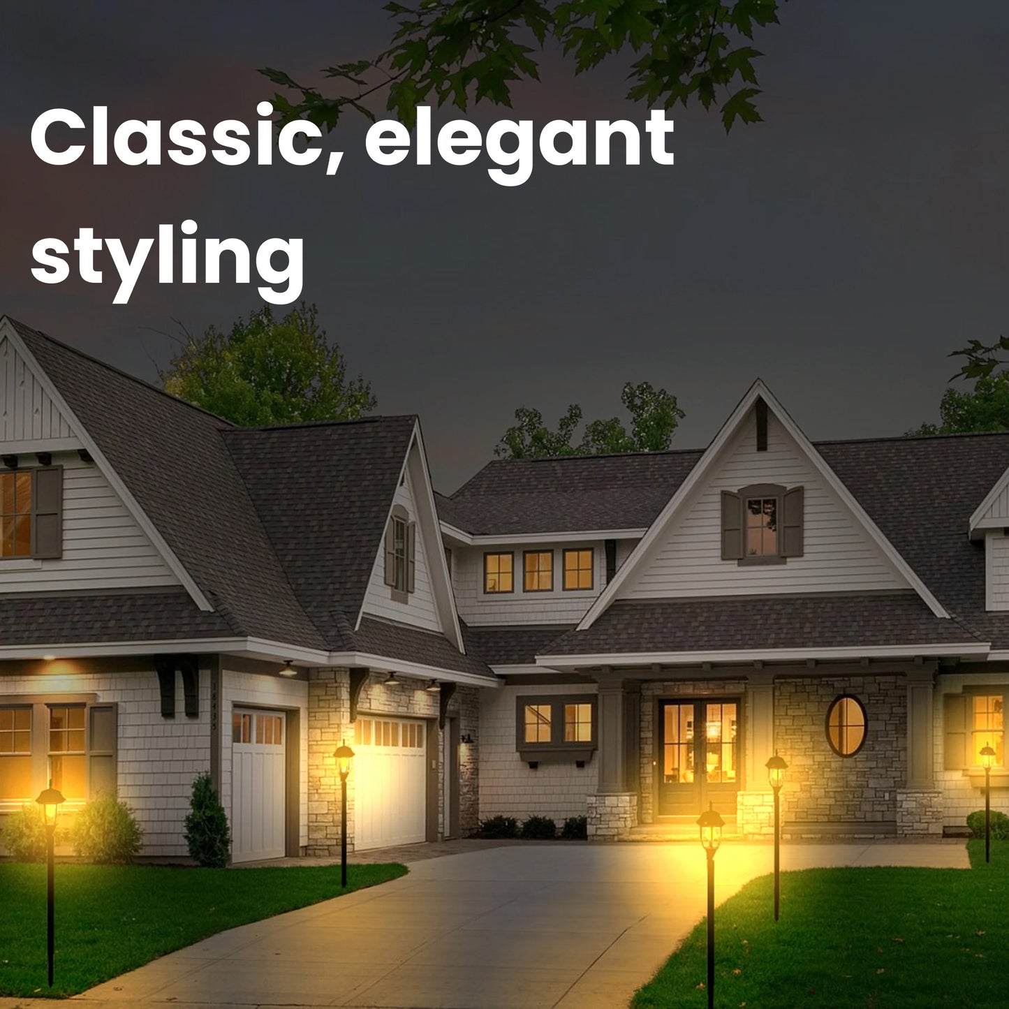 Solar Classic Pathway Light (Dual Lighting Mode)