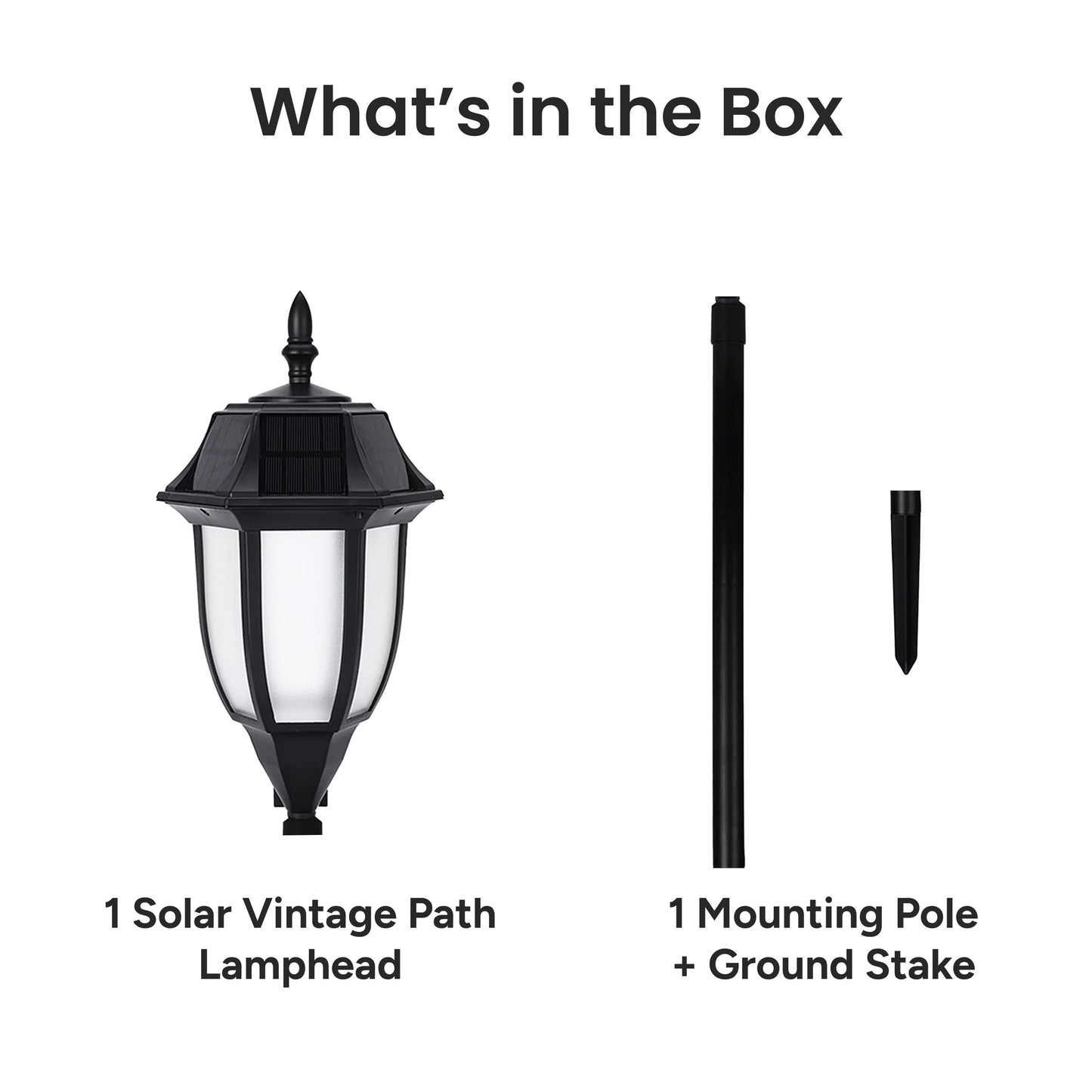 Solar Classic Pathway Light (Dual Lighting Mode)