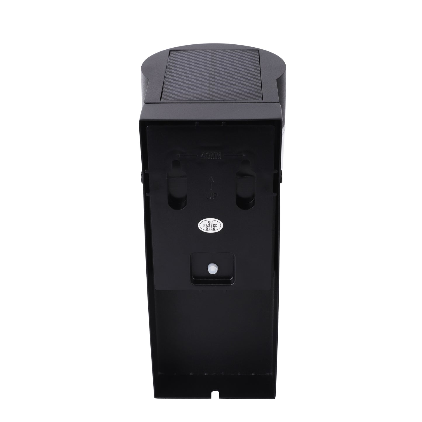 Outdoor Solar Aluminum Motion Sensor Wall Sconce with Edison Bulb & Carbon Trim