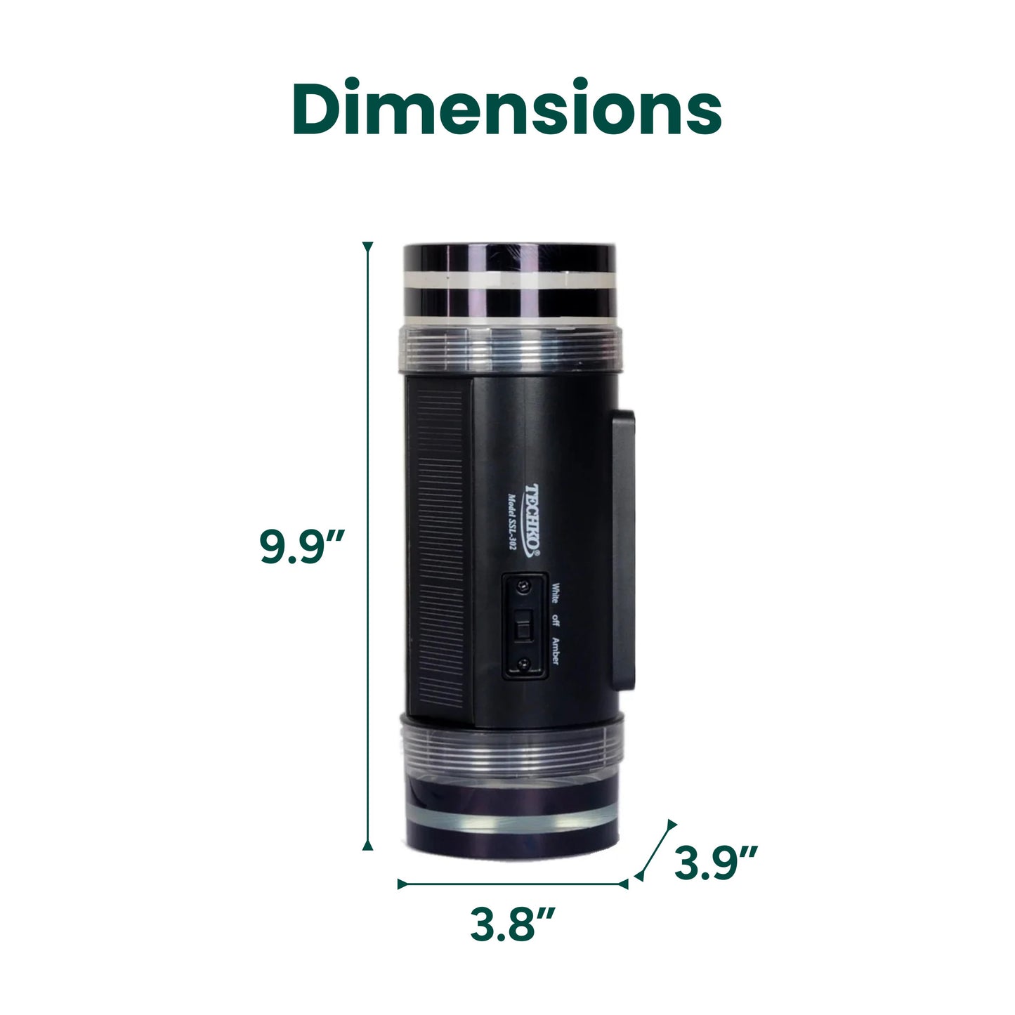 Solar Cylinder Wall Light (Dual Direction)