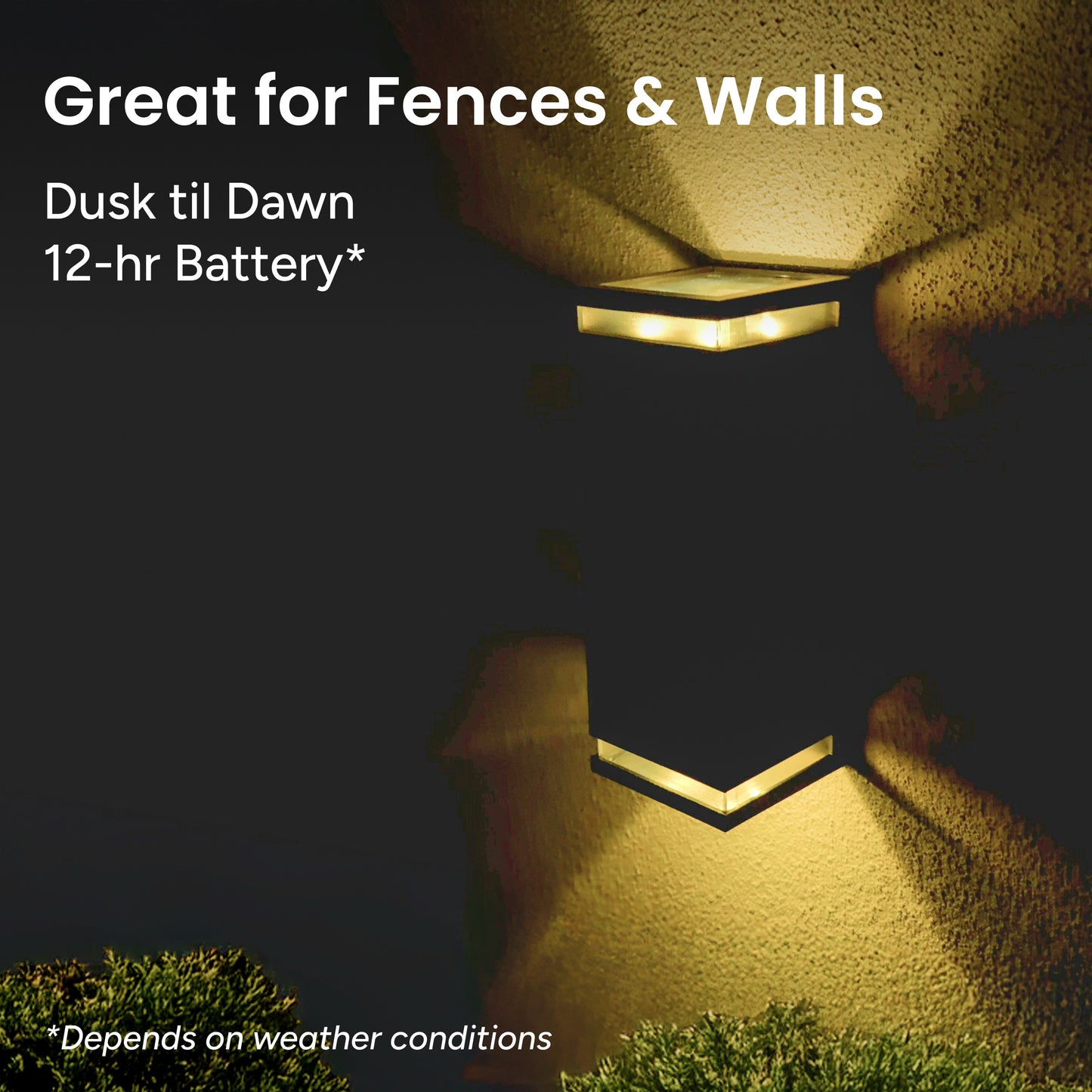 Solar Wall Light (Bi-directional)