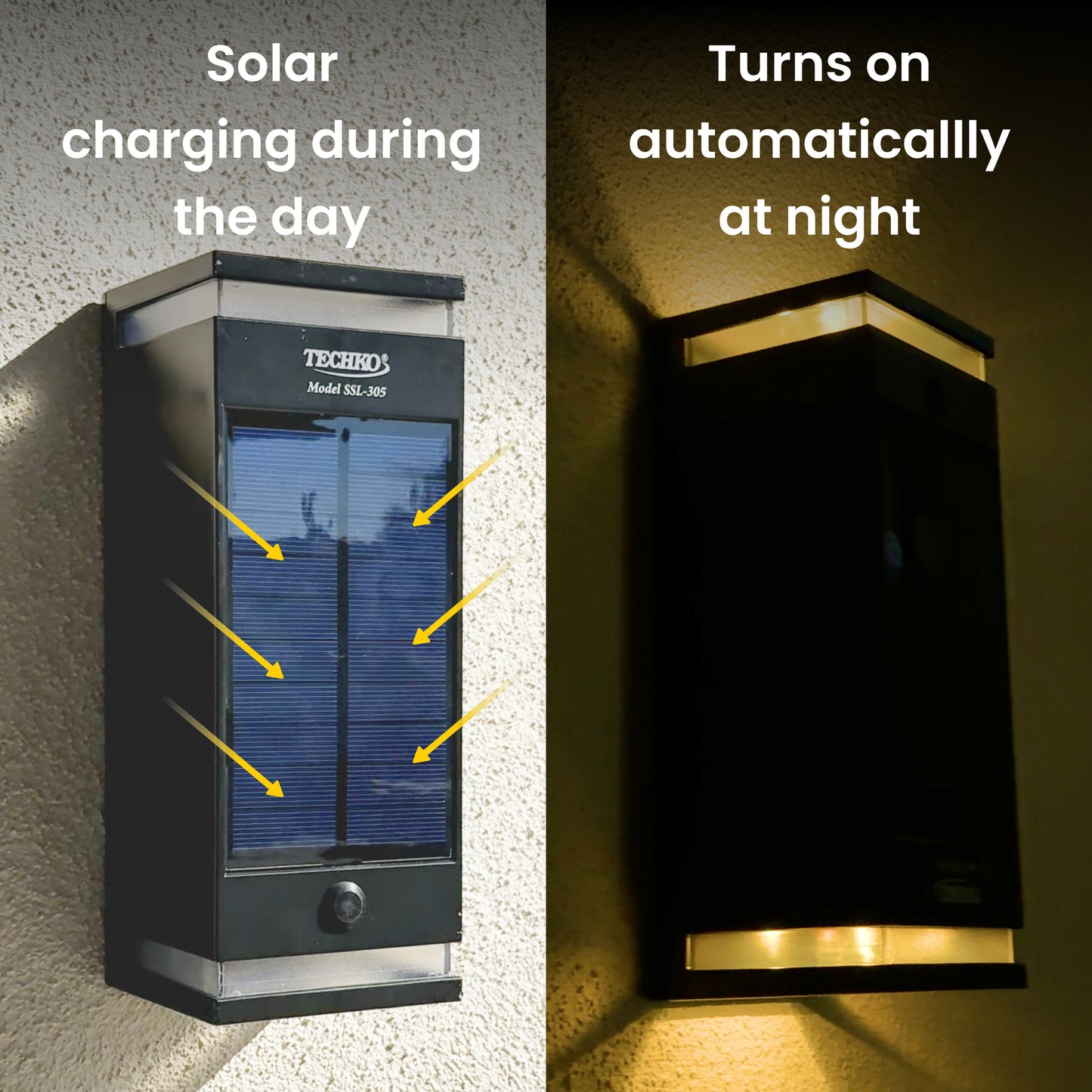 Solar Wall Light (Bi-directional)