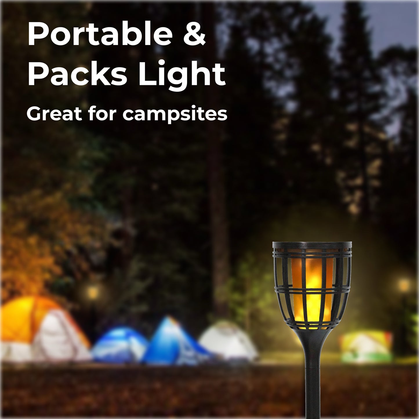 Solar Tiki Torches (2-Pack)