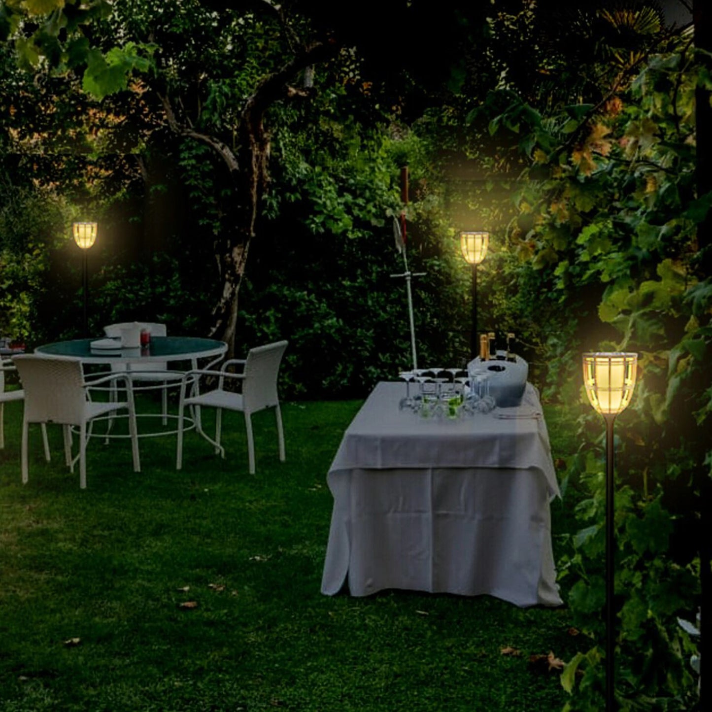 Solar Tiki Torches (2-Pack)
