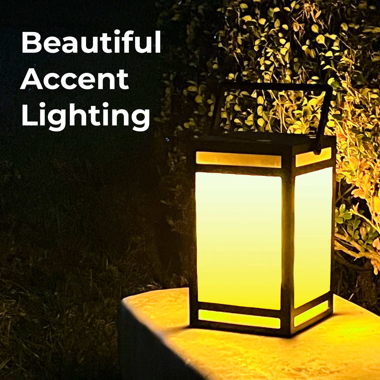 Solar Portable Lantern (Clear Panel) with USB Charging