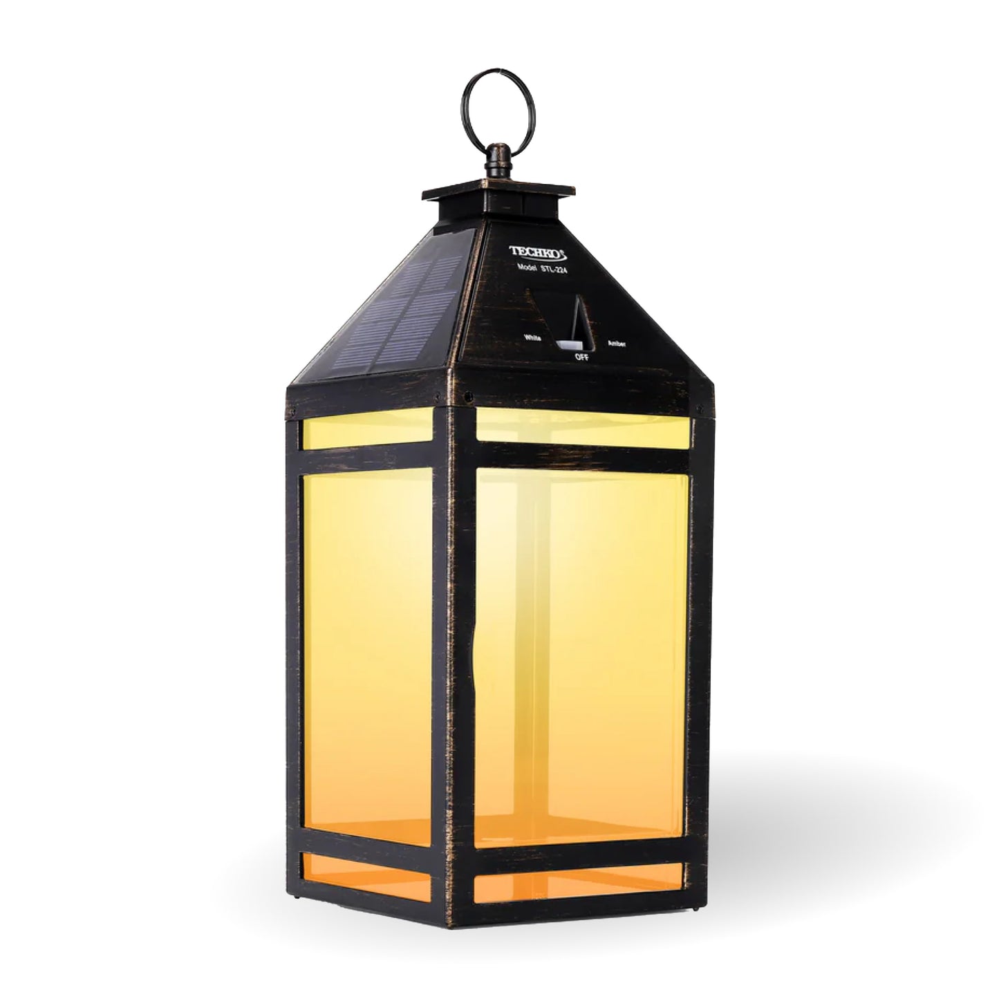 Solar Portable Hanging Lantern (Clear Panel)