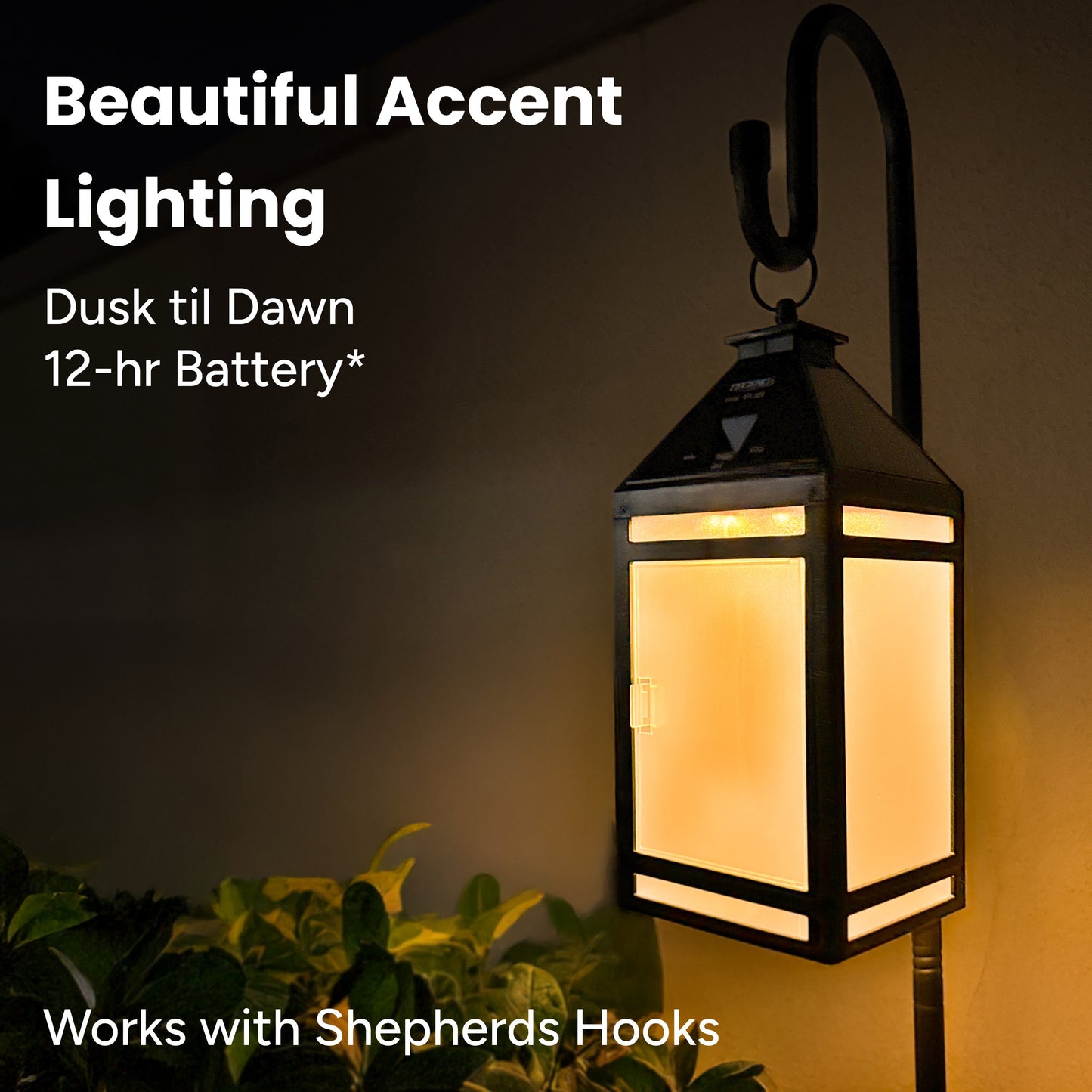 Solar Portable Hanging Lantern (Clear Panel)