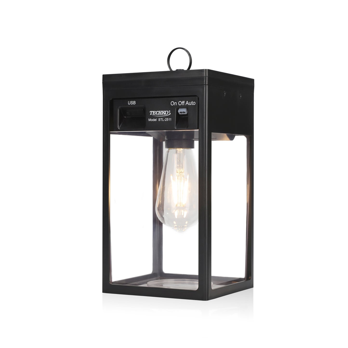 Solar Portable Lantern with Edison Bulb