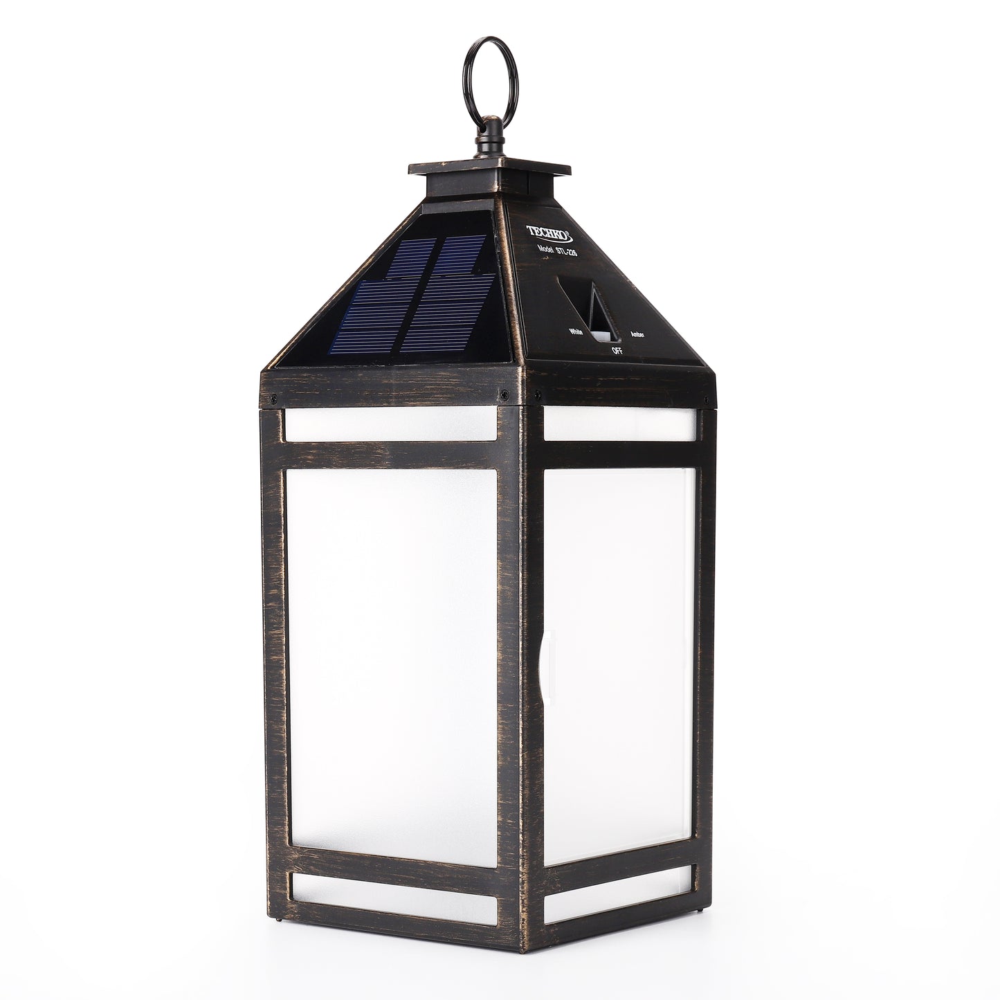 Solar Portable Hanging Lantern (Frosted Panel)