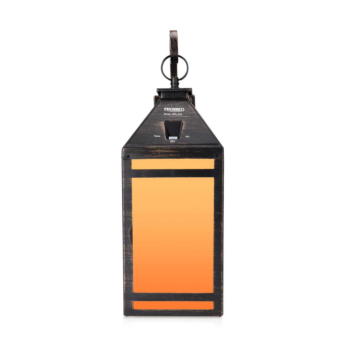 Solar Portable Hanging Lantern with Wall Mount (Flame Effect)