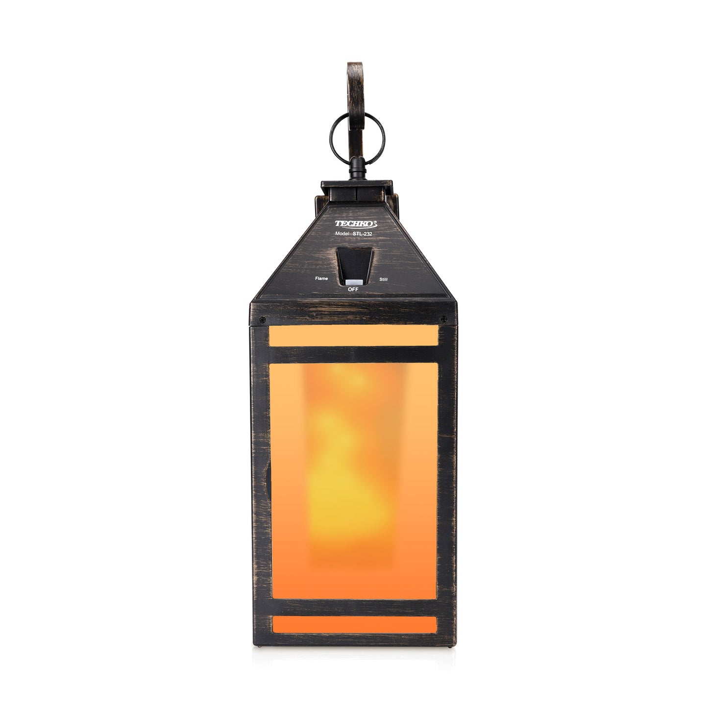 Solar Portable Hanging Lantern with Wall Mount (Flame Effect)