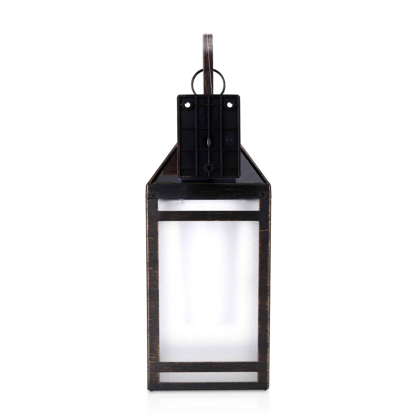 Solar Portable Hanging Lantern with Wall Mount (Flame Effect)