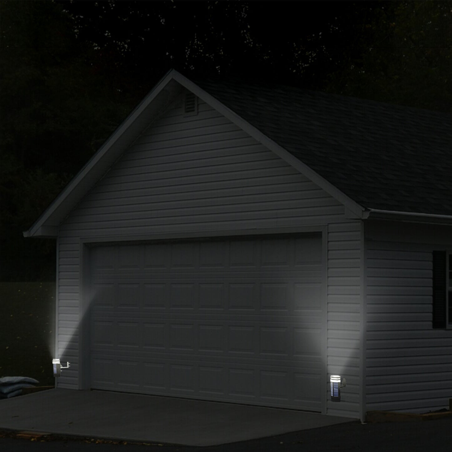 Solar Cylinder Wall Light (Single Direction)