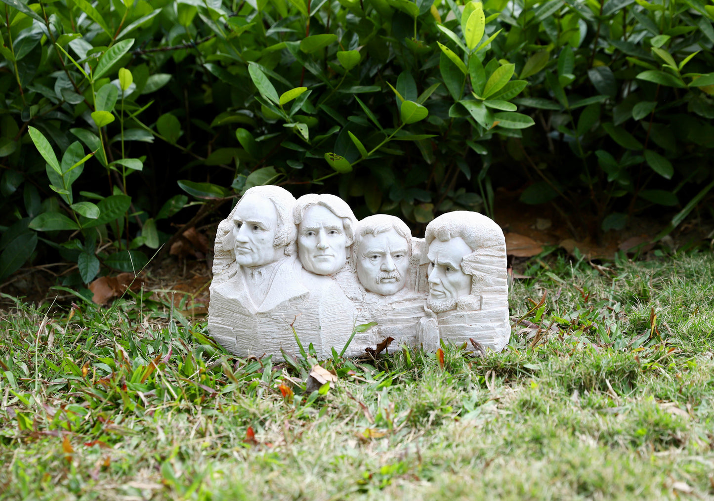 Mt. Rushmore with High-Power Solar Spotlight