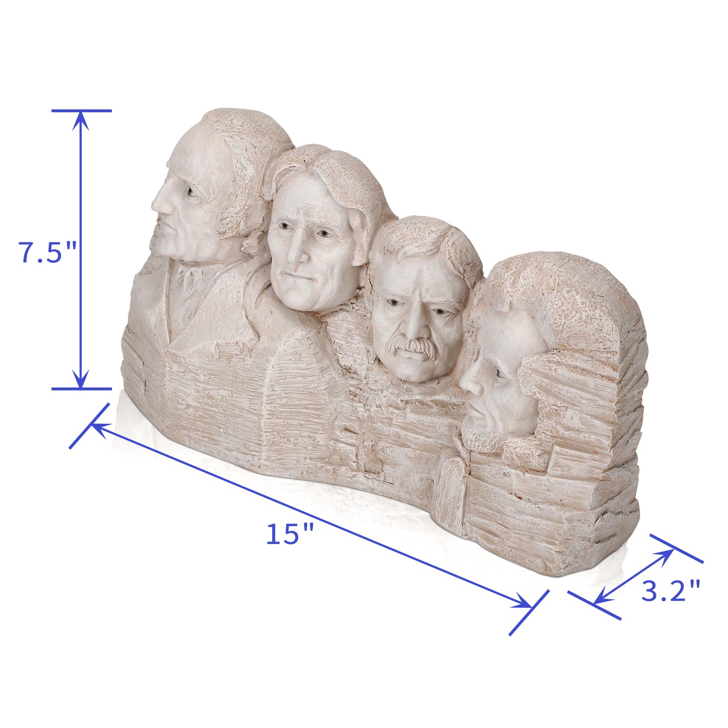 Mt. Rushmore with High-Power Solar Spotlight