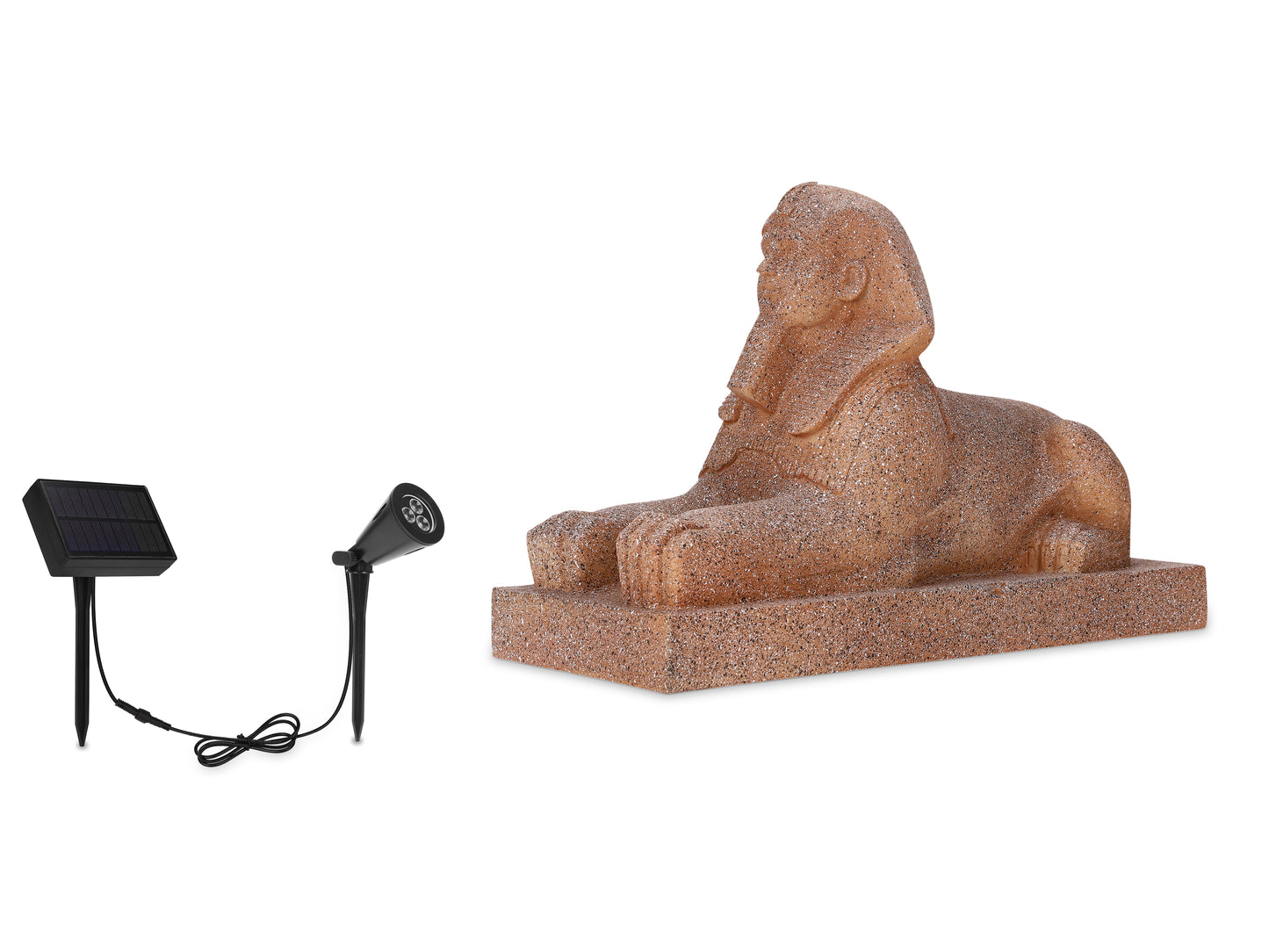 Sphinx with High-Power Solar Spotlight
