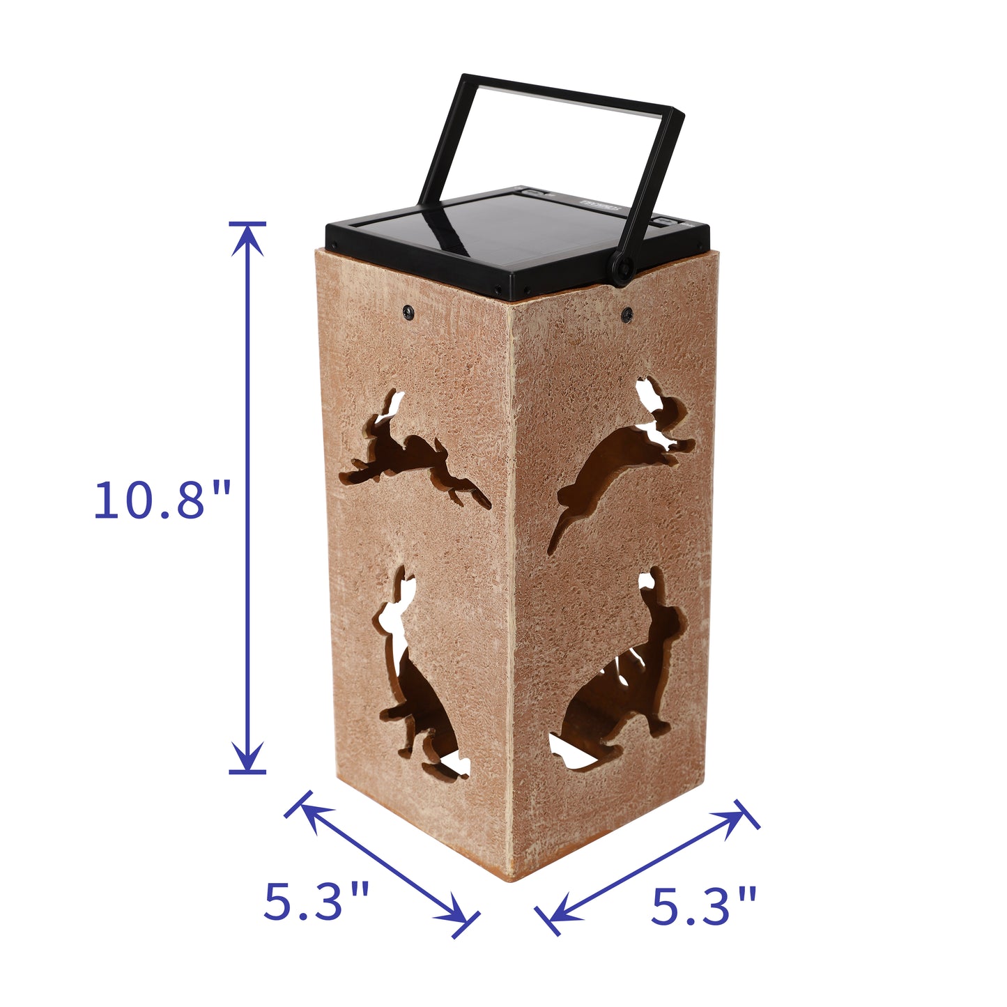 Solar Decorative Portable Lantern - Rabbit