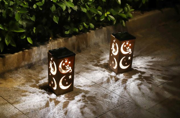 Solar Decorative Portable Lantern - Moon & Star