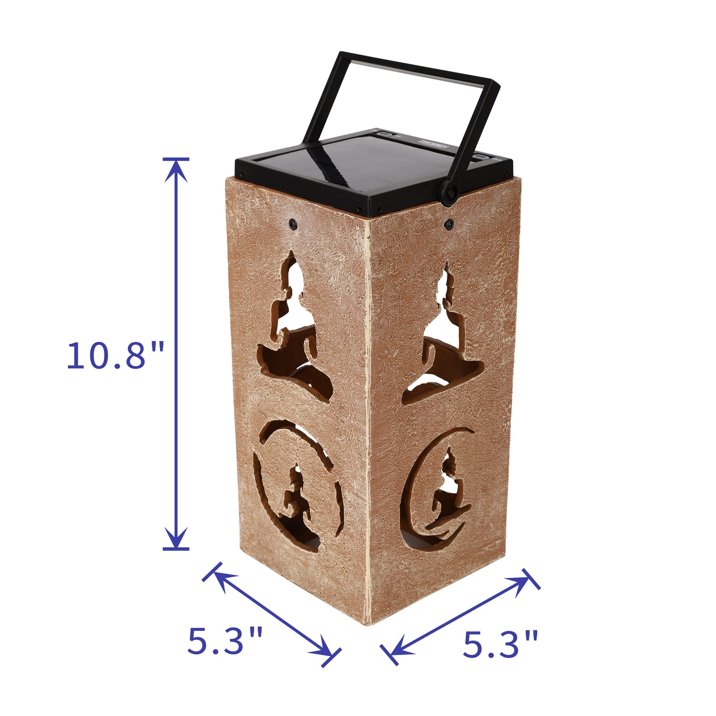 Solar Decorative Portable Lantern - Buddha
