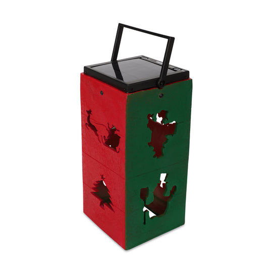 Solar Decorative Portable Lantern - Christmas