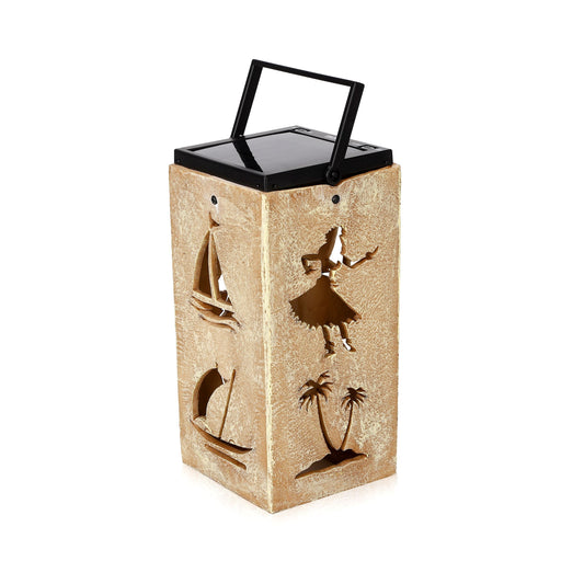 Solar Decorative Portable Lantern - Tropical