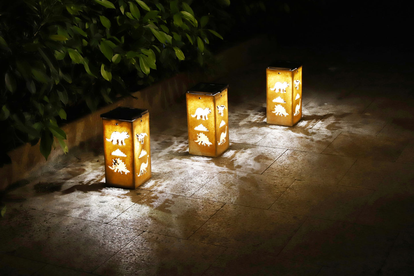 Solar Decorative Portable Lantern - Dinosaurs
